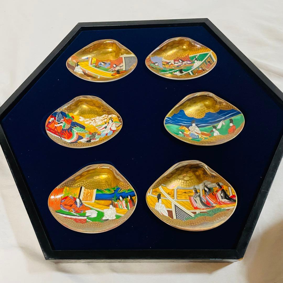 フランクリン画廊 徳川黎明会監修 源氏物語貝合せ ボーンチャイナ　限定版