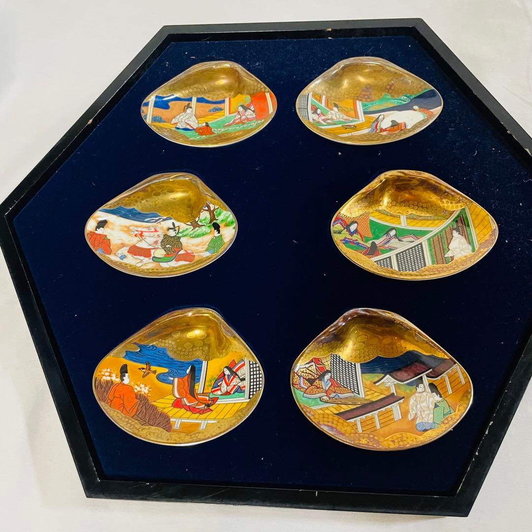 フランクリン画廊 徳川黎明会監修 源氏物語貝合せ ボーンチャイナ　限定版