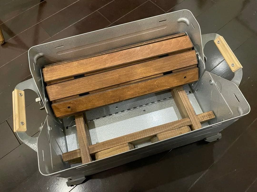 peak シェルフコンテナ25用の脚、天板、ブリッジテーブルセット