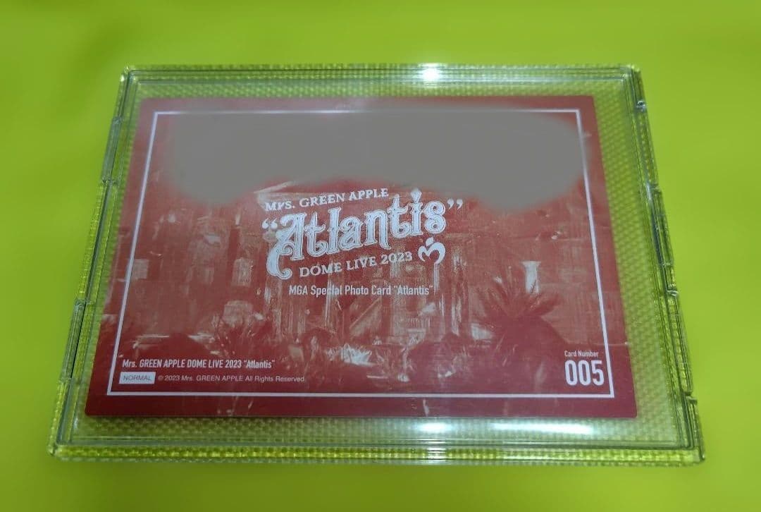 あ*み様 新品　Mrs.GREEN APPLE Atlantis　フォトカ　大森