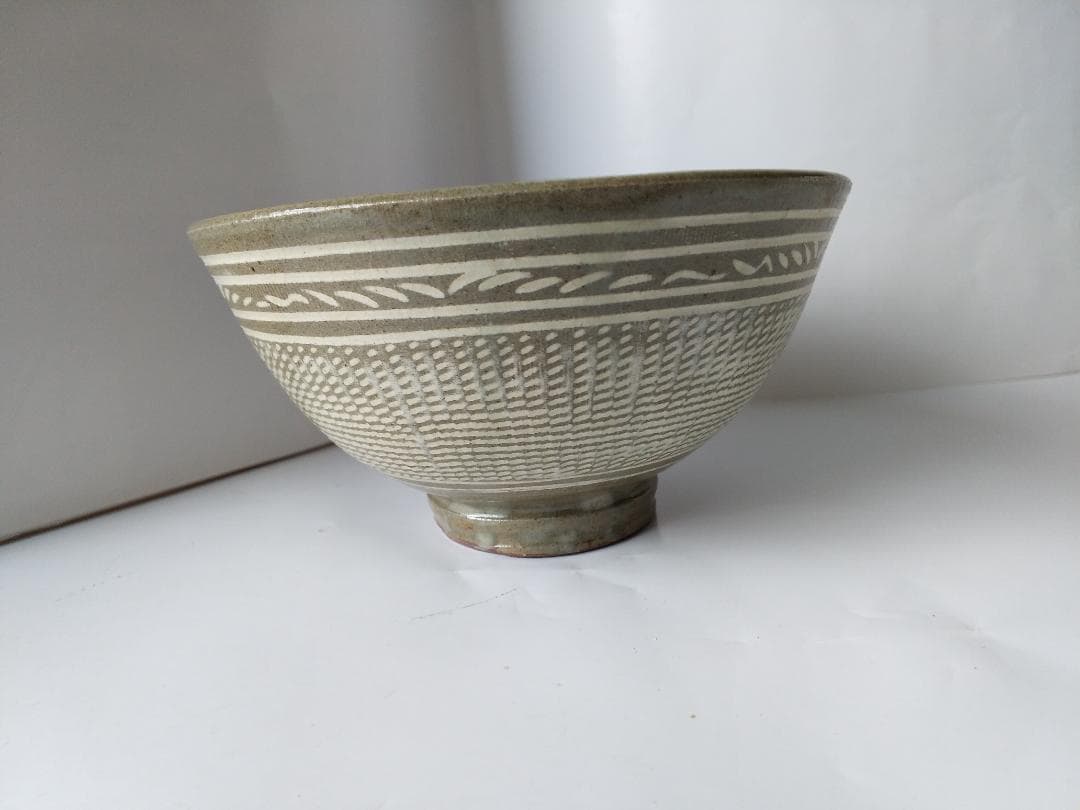 奇泉窯 朴世琦 高麗茶碗 三島手 韓国 人間国宝 共箱 抹茶碗 新品 未使用品