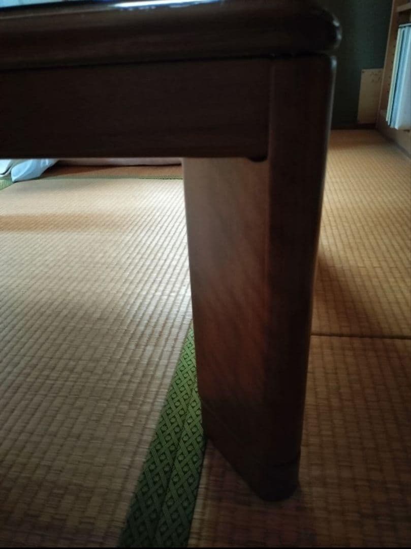 お値下げ　協立工芸　家具調こたつ　長方形　タイマー付き