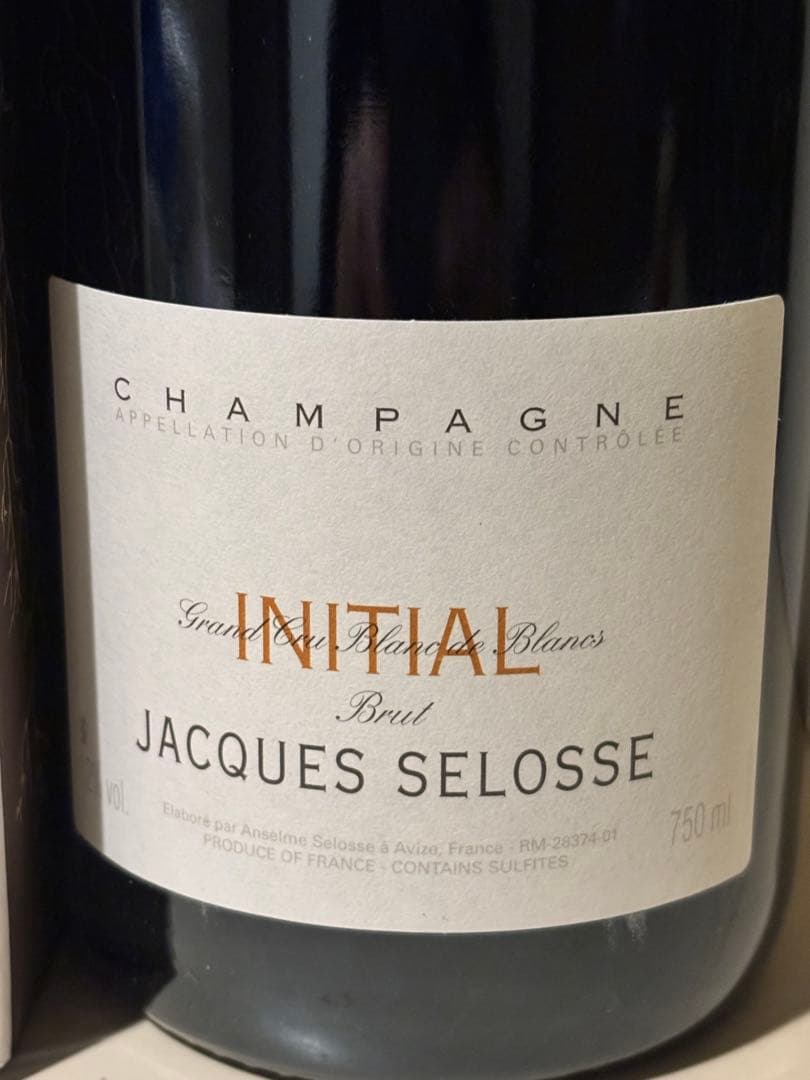ジャックセロス シャンパーニュ Initial イニシャル 箱付き ワイン