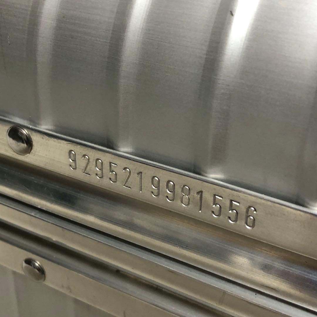 【廃盤】リモワ トパース 2輪 929.52 ダイヤルロック キャリーケース