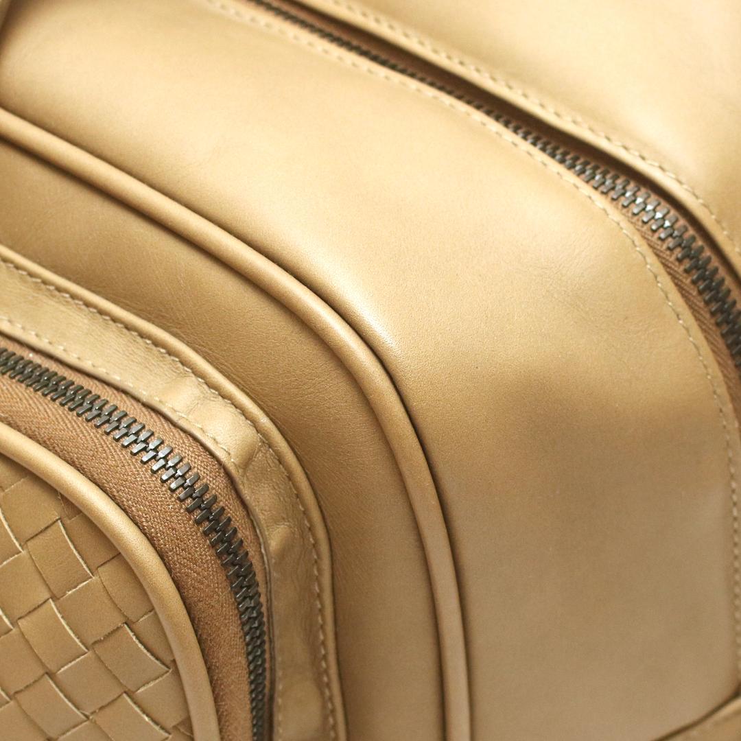 【美品】ボッテガ・ヴェネタ イントレチャート ベージュ ビジネスバッグ イタリー