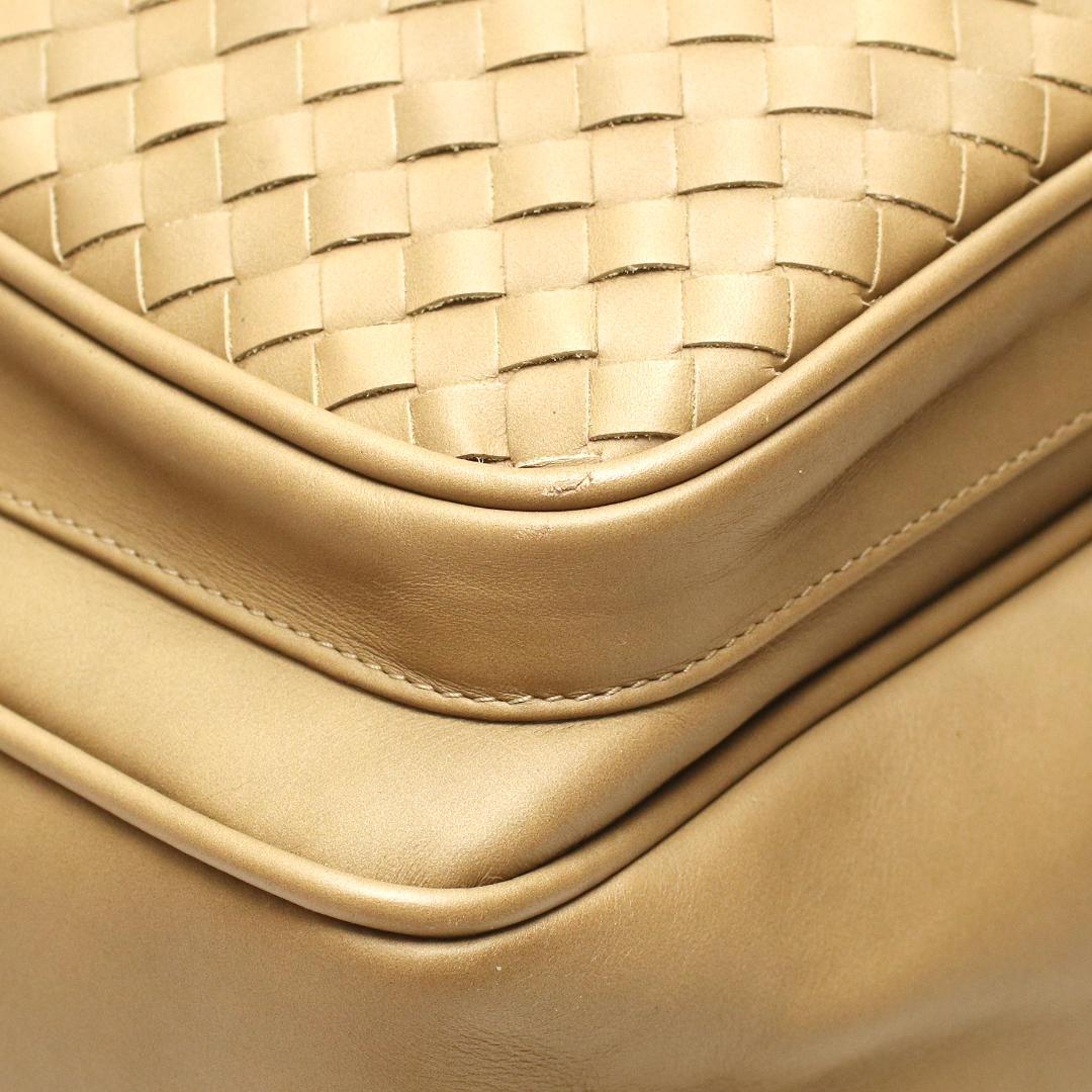 【美品】ボッテガ・ヴェネタ イントレチャート ベージュ ビジネスバッグ イタリー