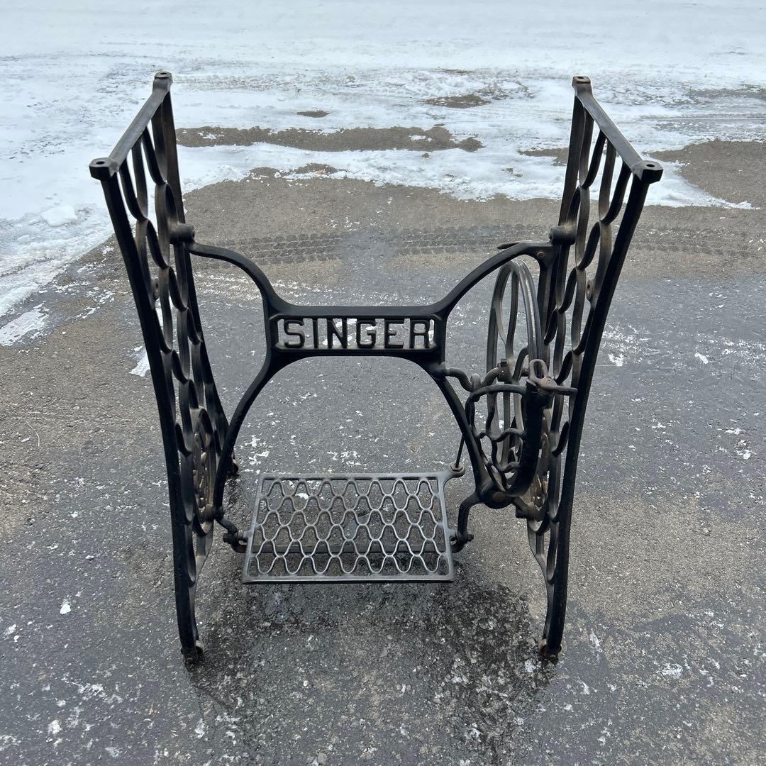 シンガー　網目ミシン脚　ミシン台　テーブル脚　アンティーク　レトロ　b16