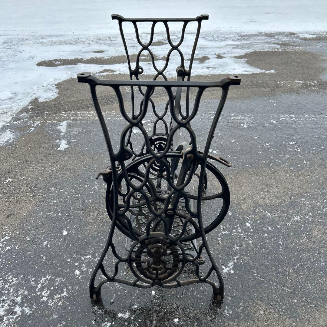 シンガー　網目ミシン脚　ミシン台　テーブル脚　アンティーク　レトロ　b16