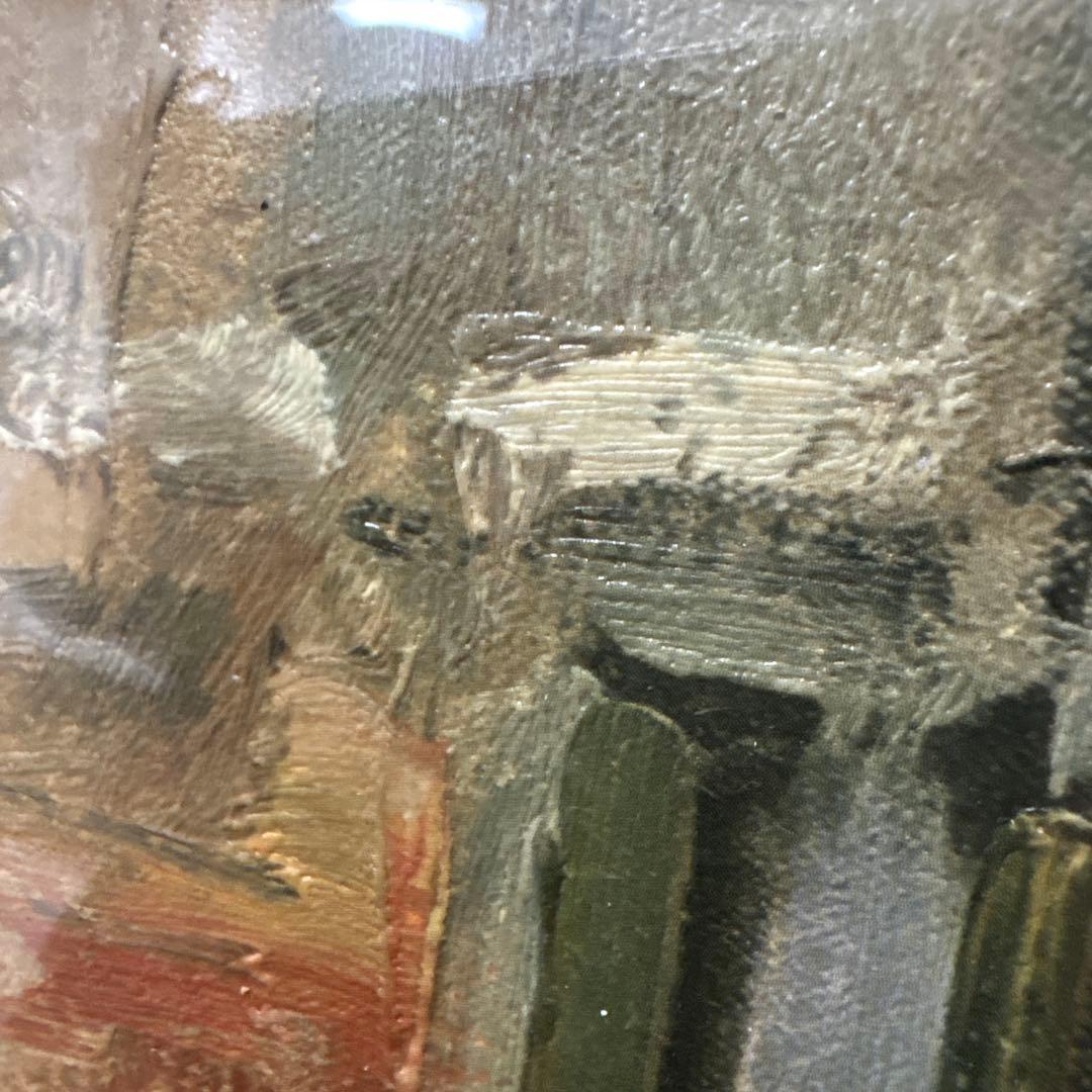 荻洲高徳　おぎすたかのり　「バルコン　ベニス」　8号油絵　レプリカ