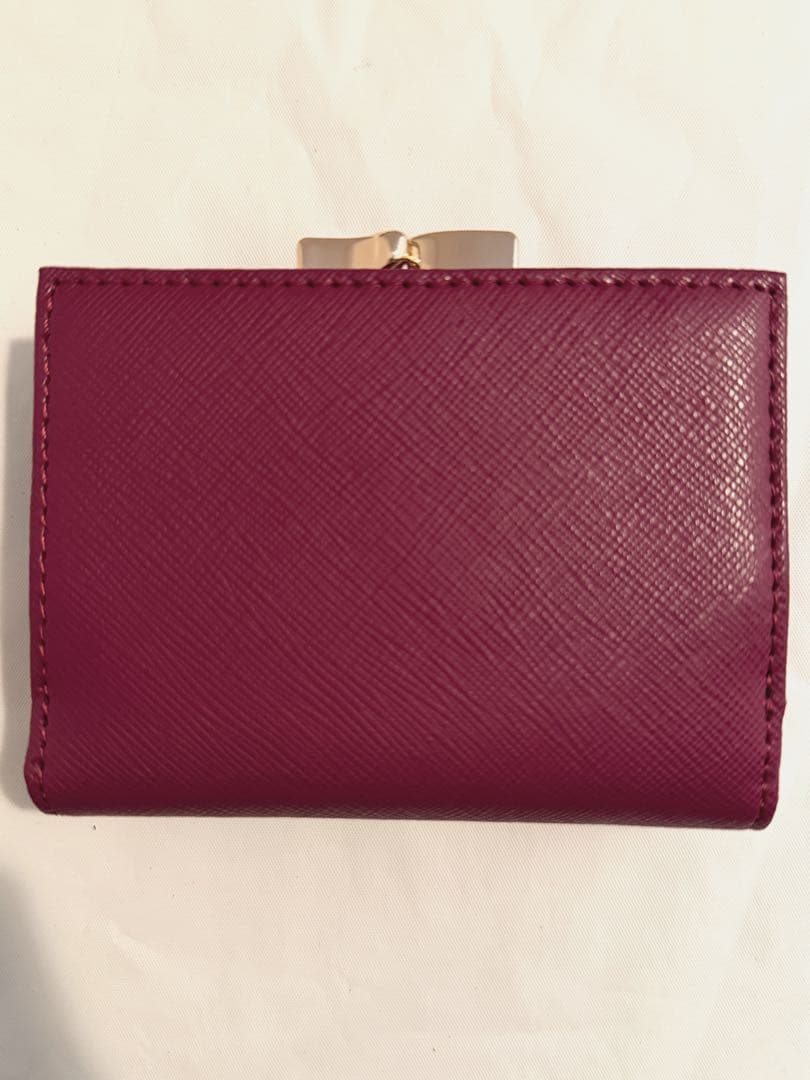 【新品未使用】Vivienne Westwood 三つ折り財布 バーガンディ