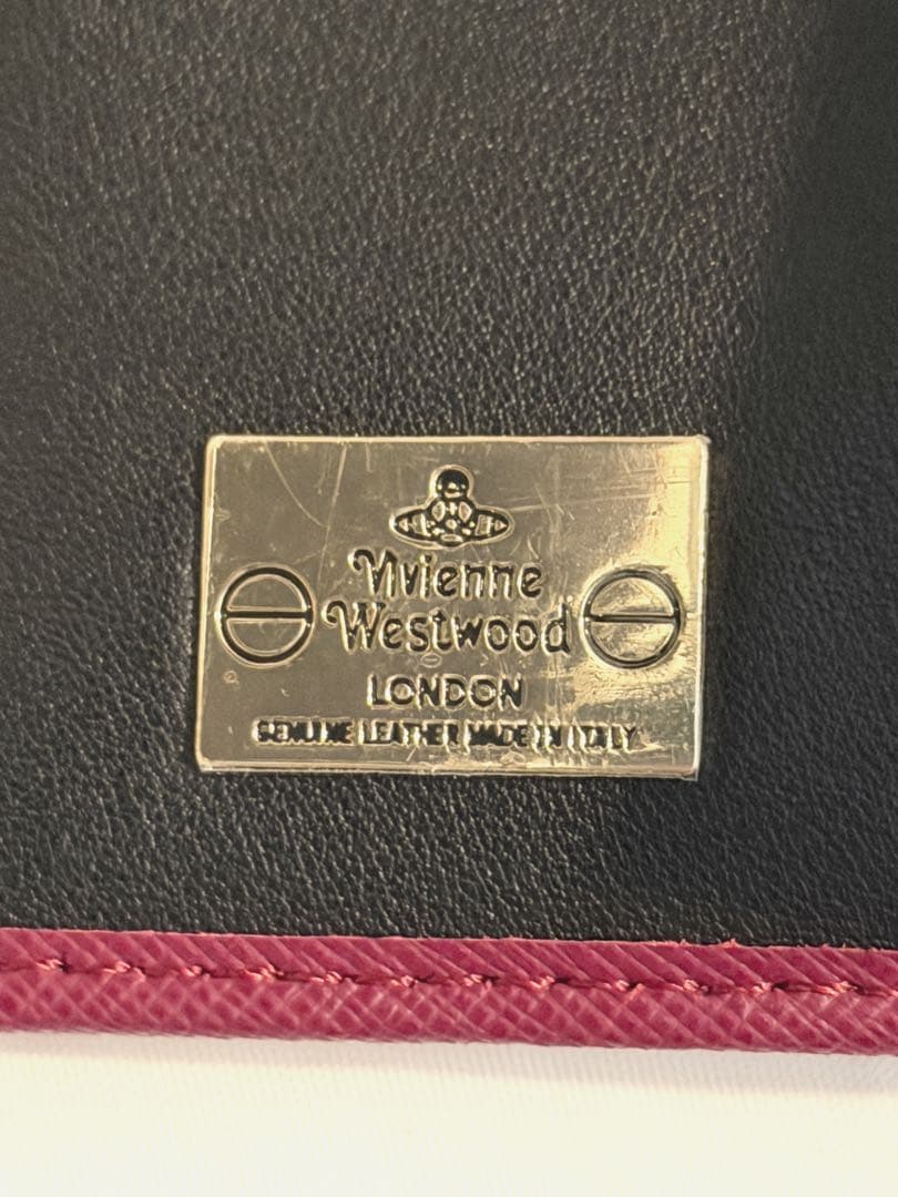 【新品未使用】Vivienne Westwood 三つ折り財布 バーガンディ