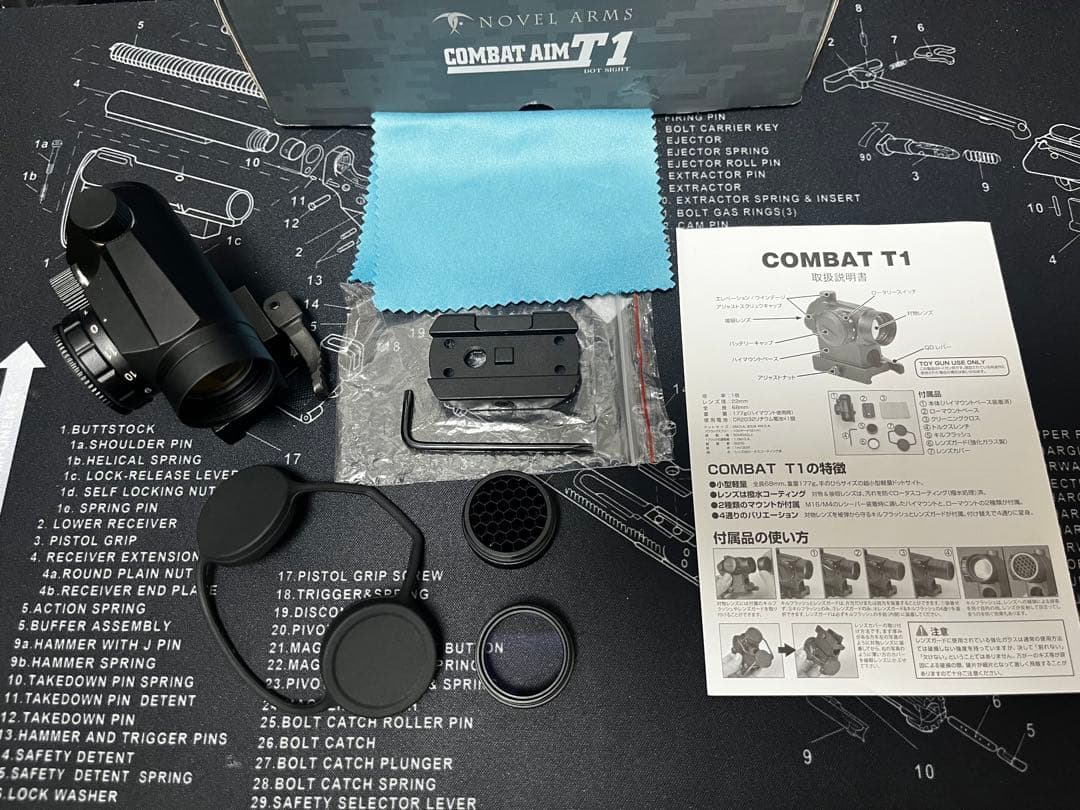 ノーベルアームズ　T1 サバゲードットサイト　実銃対応サイト