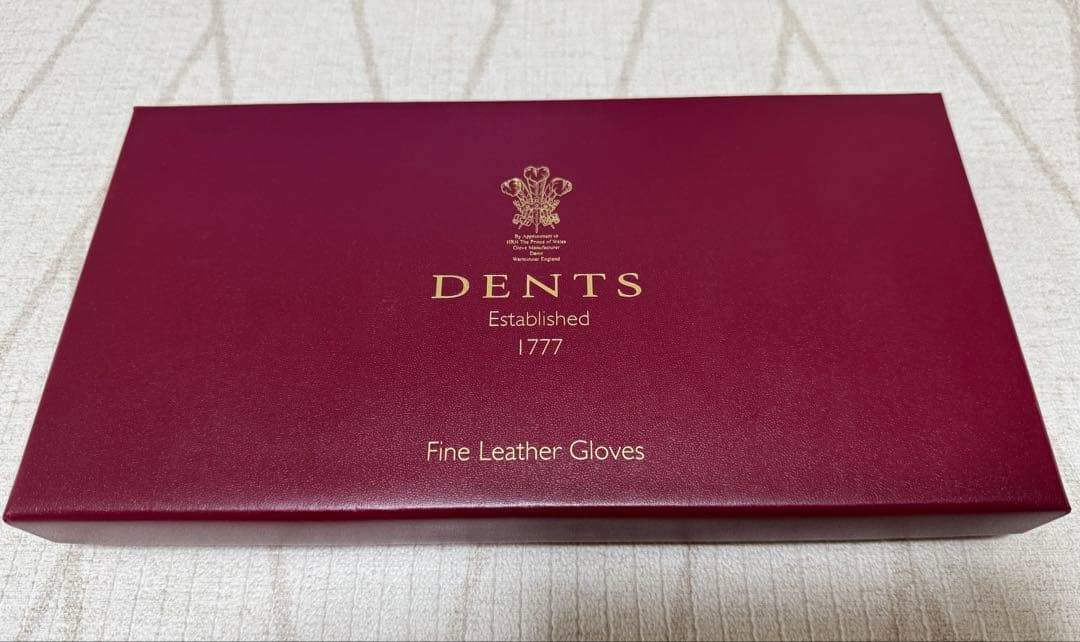 DENTS デンツ レザーグローブ シープスキン カシミヤライニング 7.5