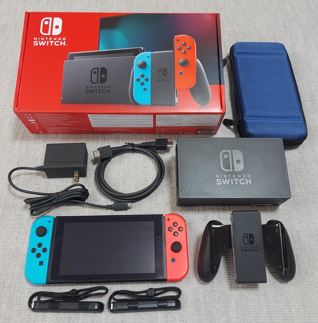 Switch本体一式(バッテリー強化版)＋キャリングケース＋microSDカード