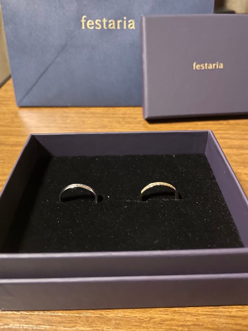 festaria リング ペアリング