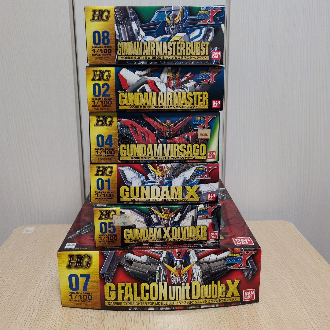 ガンプラ　ガンダムX 旧HGシリーズ（1/100）6体セット　内袋未開封品