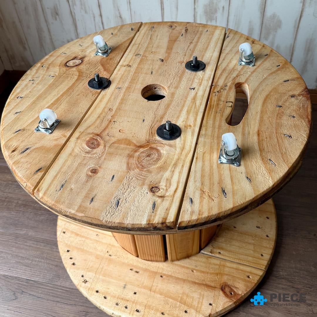 ケーブルドラム 電線ドラム テーブル アメリカン インテリア ガレージ NYC③