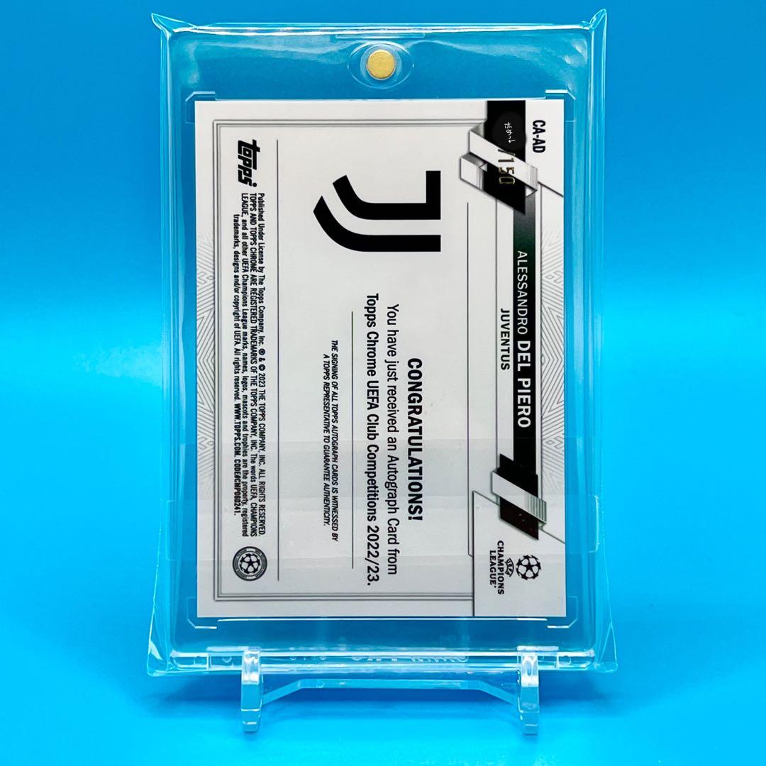 22-23 Topps Chrome デルピエロ 直筆サイン 世界150枚限定