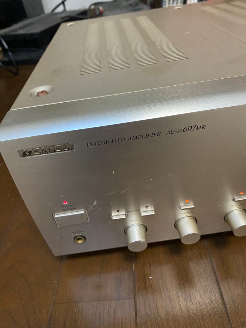 SANSUI アンプ　AU-α607MR ジャンク扱　サンスイ　通電再生確認済み