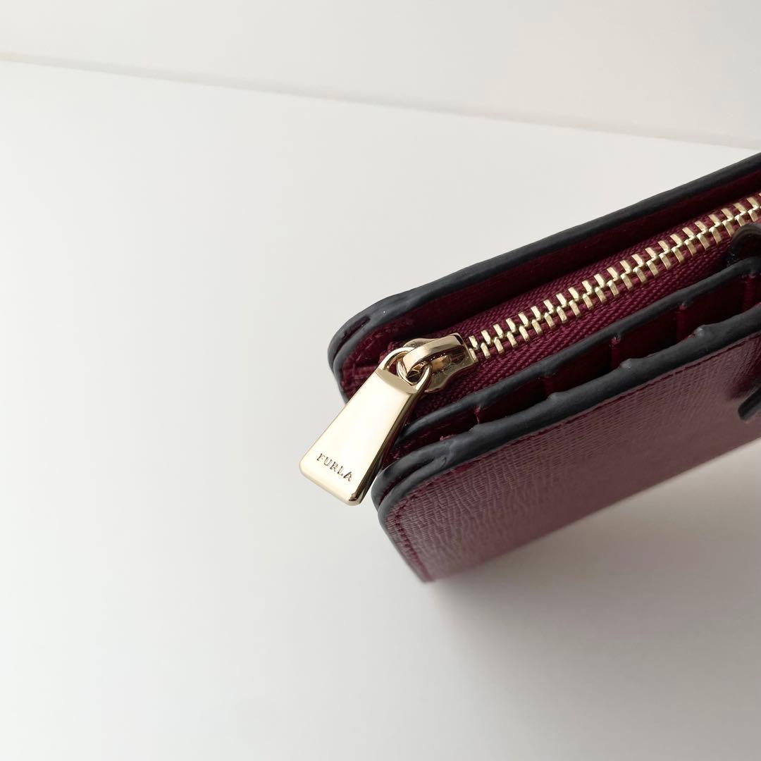 フルラ FURLA バビロン 折り財布 レザー ボルドー 新品