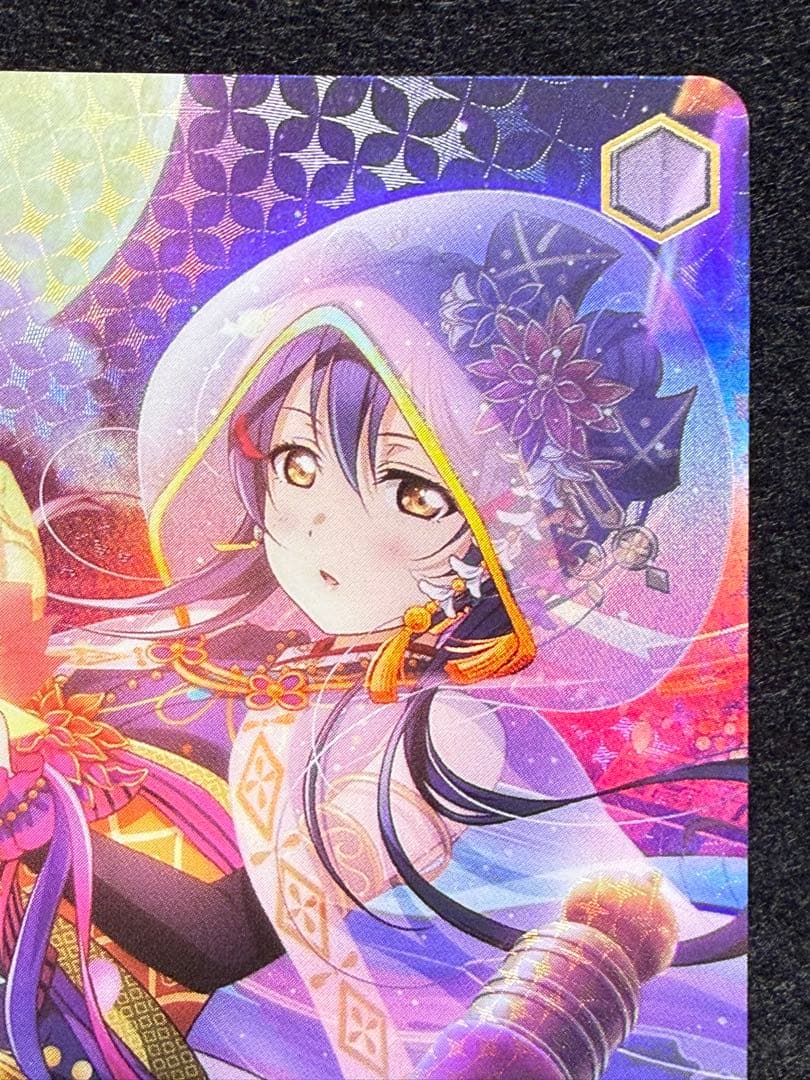 月夜の祈り 園田 海未　SP サイン　ヴァイスシュヴァルツ