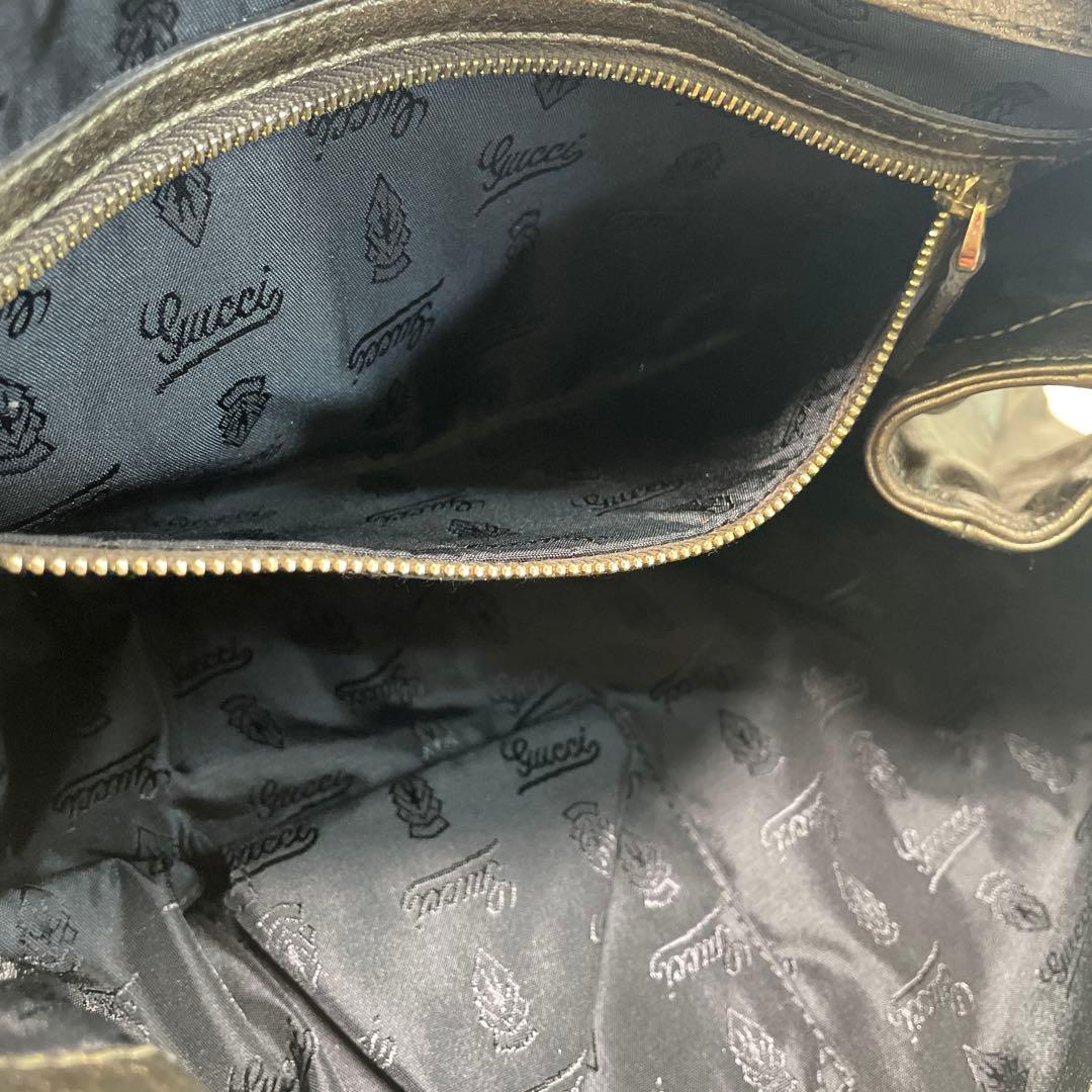 GUCCI グッチ ヒステリア メタリックレザー バッグ