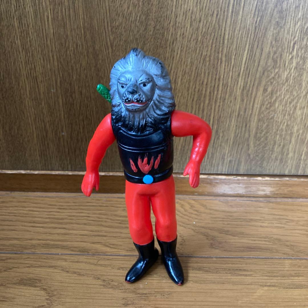 ライオン丸　ソフビ　当時モノ　1970年代