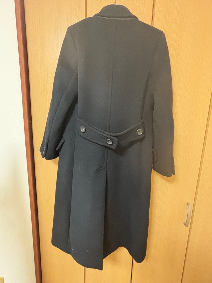 beautiful people ウールチェスターコート　ネイビー Ｓ