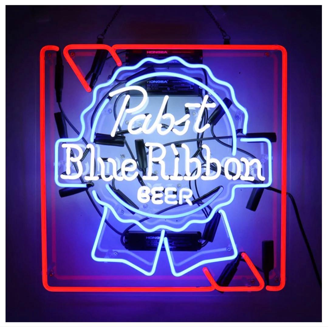 Pabst Blue Ribbon パブストネオン看板