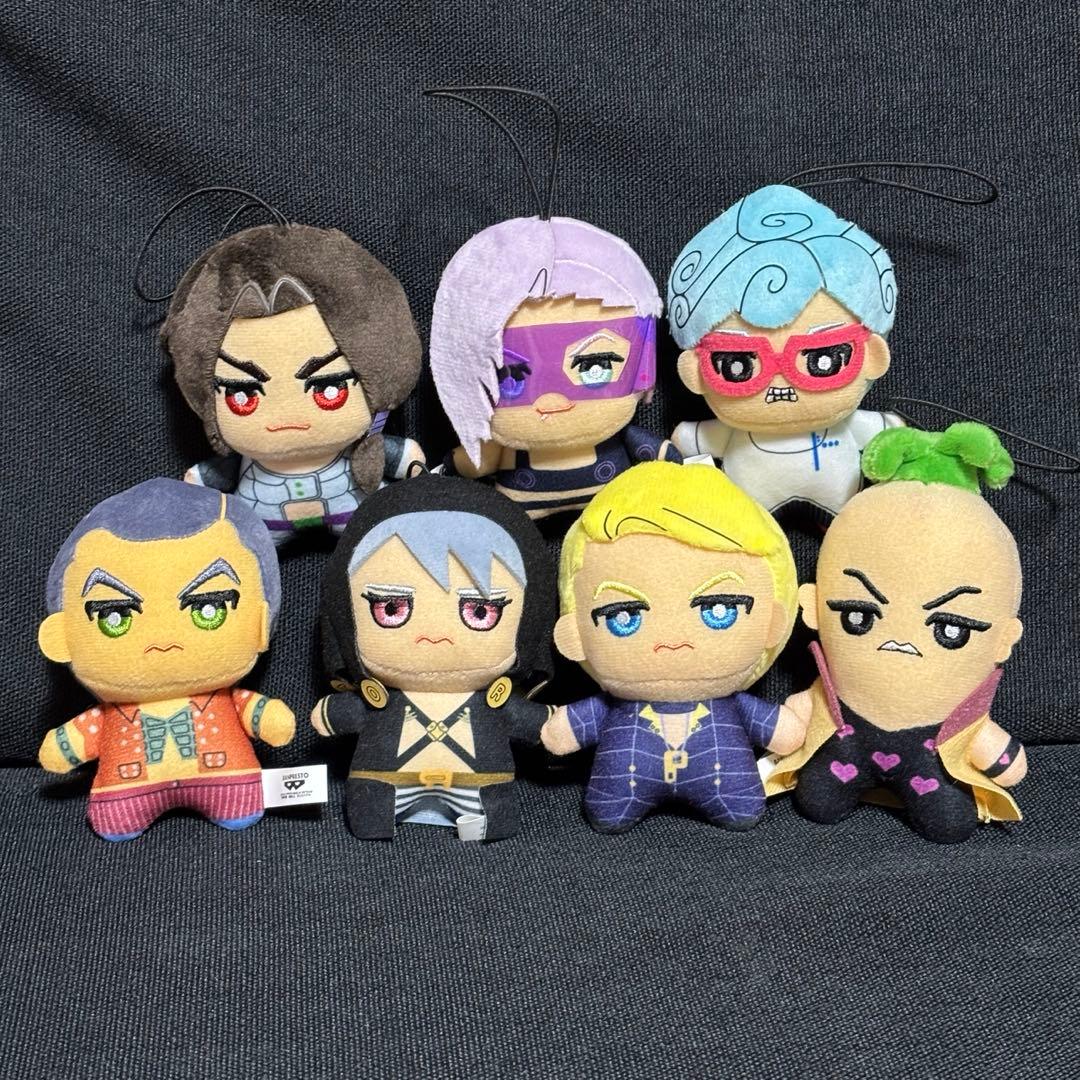 ジョジョの奇妙な冒険 5部 ちみっともぬい 美品 セット 暗殺チーム リゾット