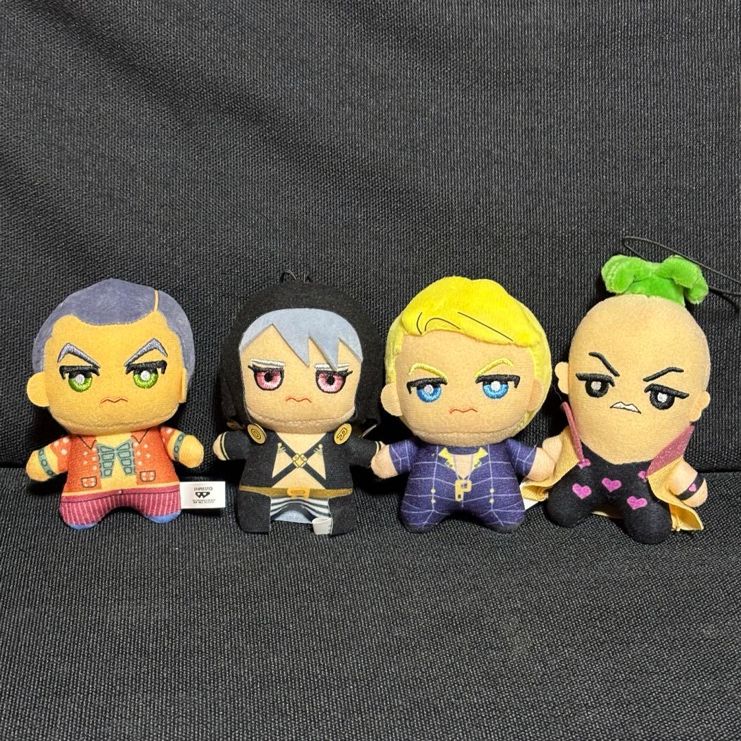 ジョジョの奇妙な冒険 5部 ちみっともぬい 美品 セット 暗殺チーム リゾット