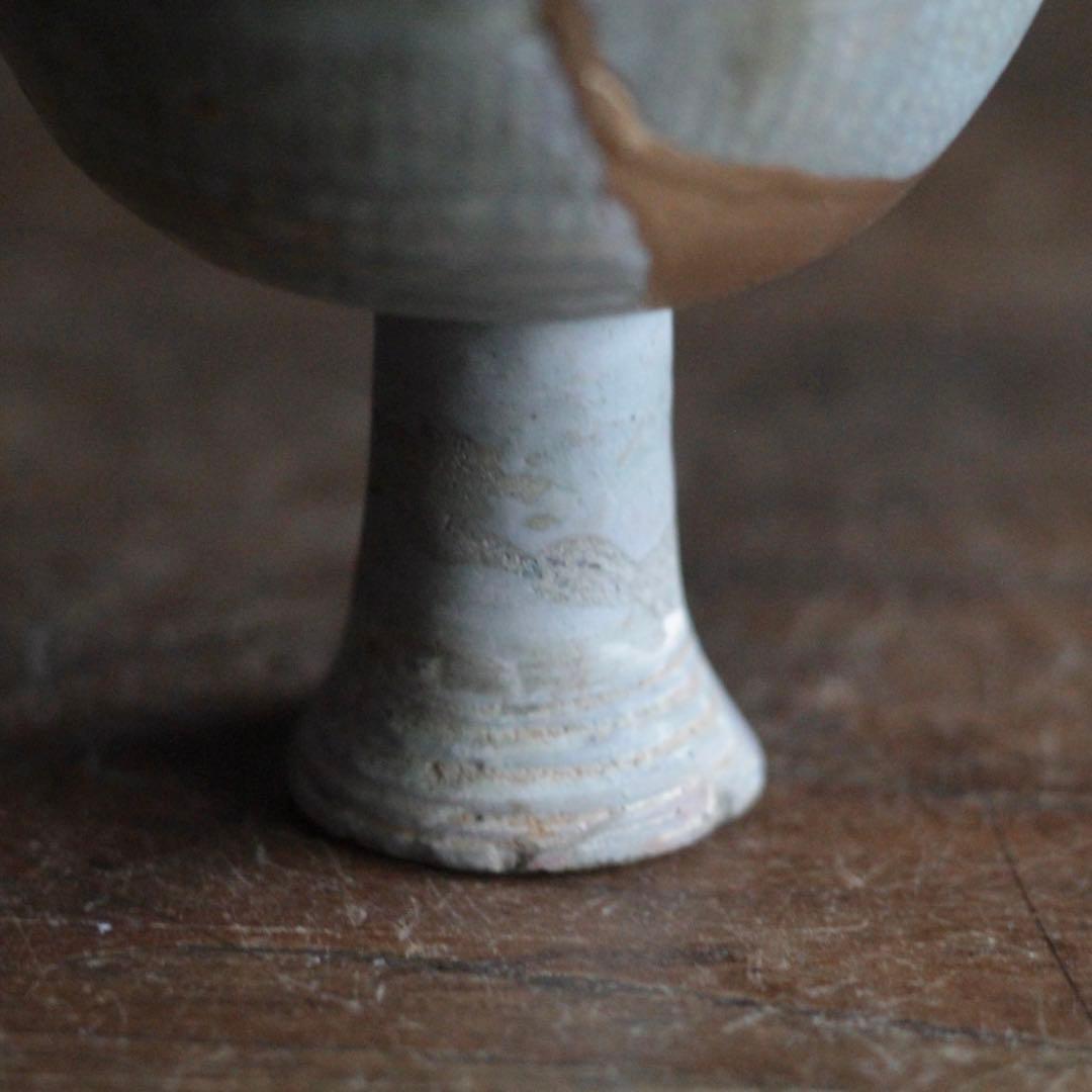 李朝 初期 三島 馬上杯 祭器 古美術 朝鮮美術 古道具 アンティーク