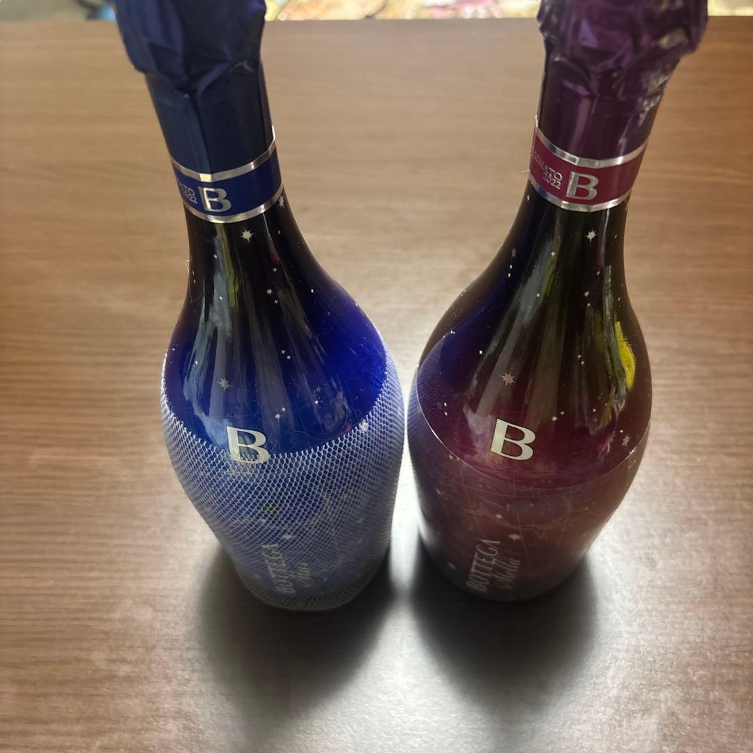 Bottega Stella スパークリングワイン 青　赤750ml LED付き