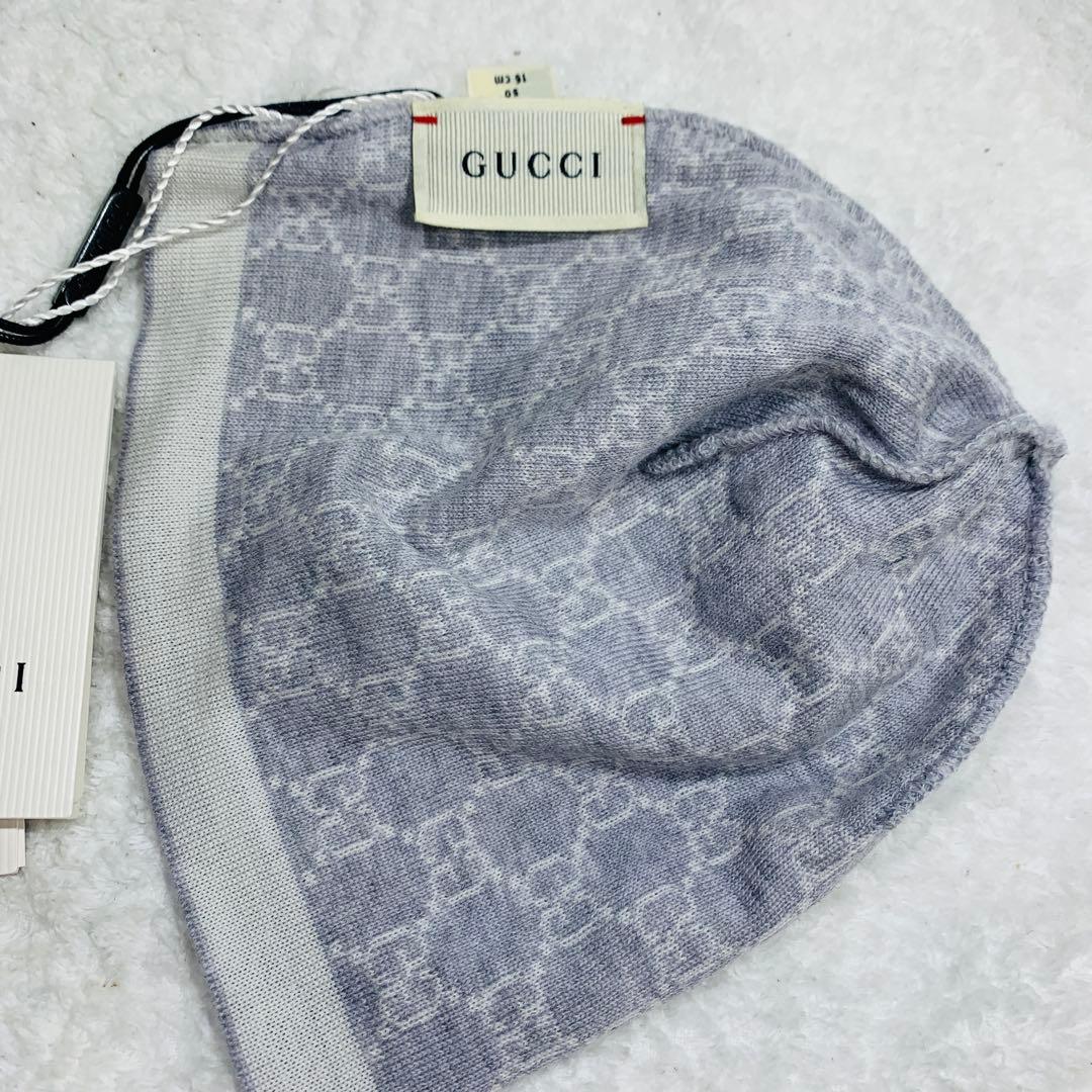 ⭐️未使用GUCCI グッチ ニット帽 GG 418599 ウール 約38cm