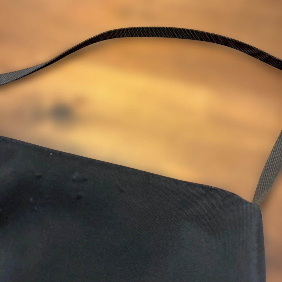 Hervé Chapelier 黒 ショルダーバッグ ケアカード付き　2885N