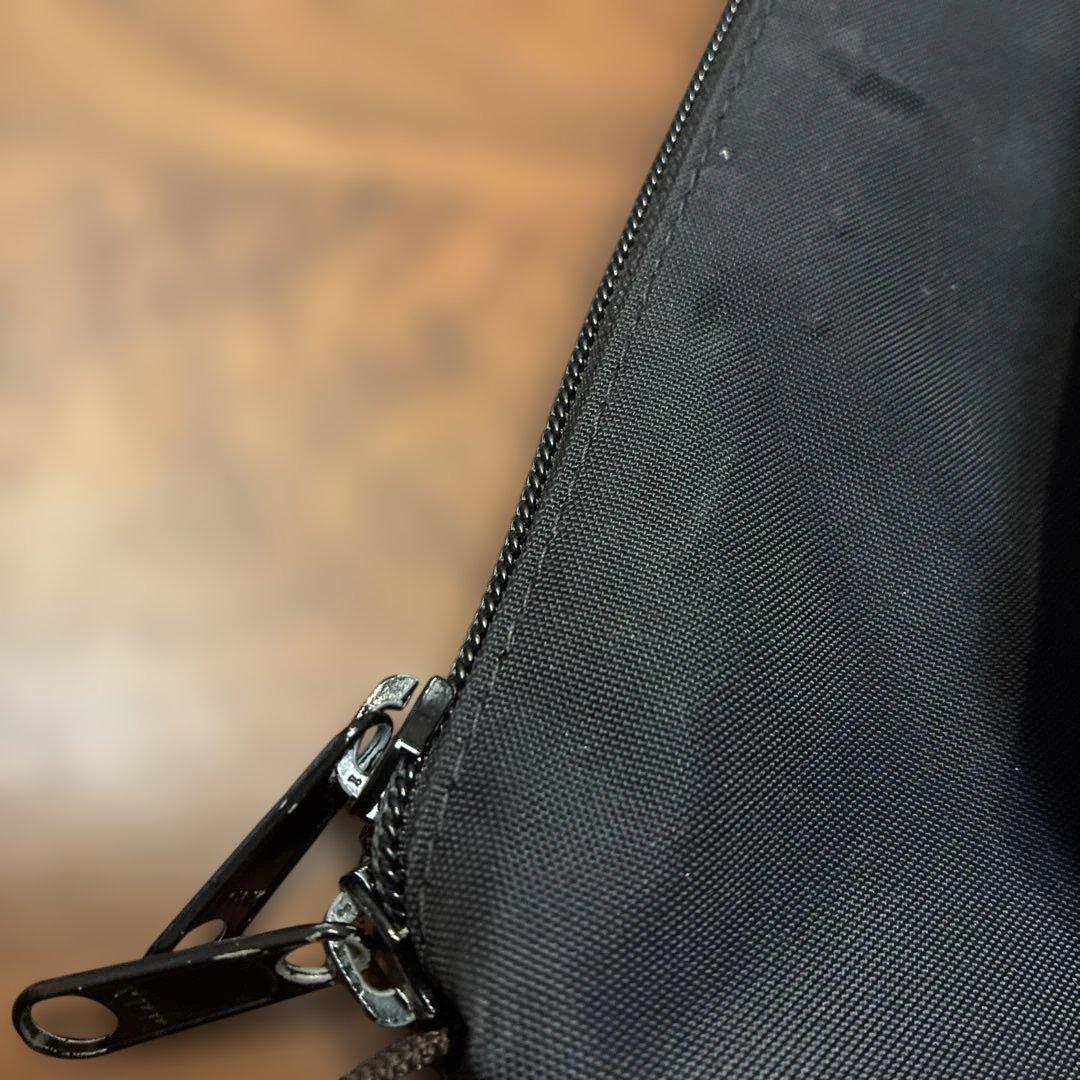 Hervé Chapelier 黒 ショルダーバッグ ケアカード付き　2885N