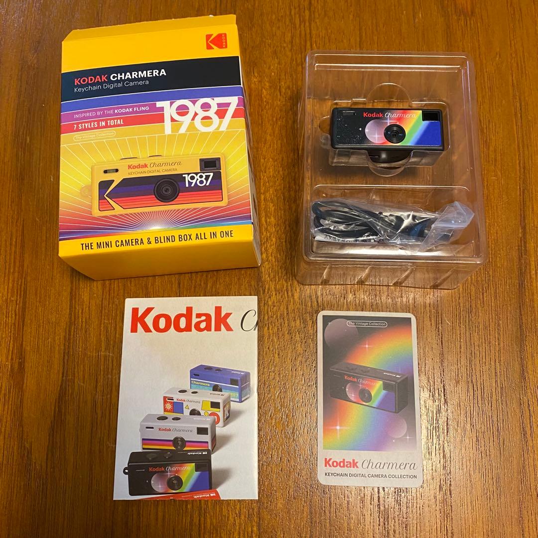 未使用品 ブラック Kodak Charmera チャメラ キーホルダーデジカメ
