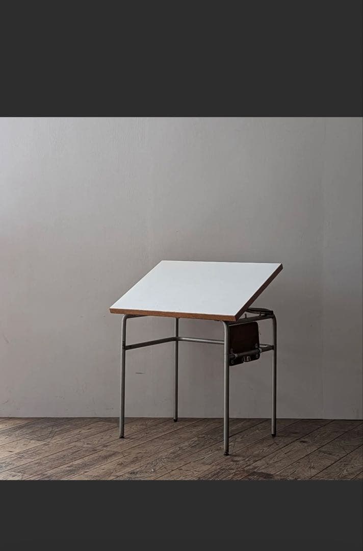 美術机　工作台　ドラフティングテーブル　イーゼル　アンティーク　ビンテージ