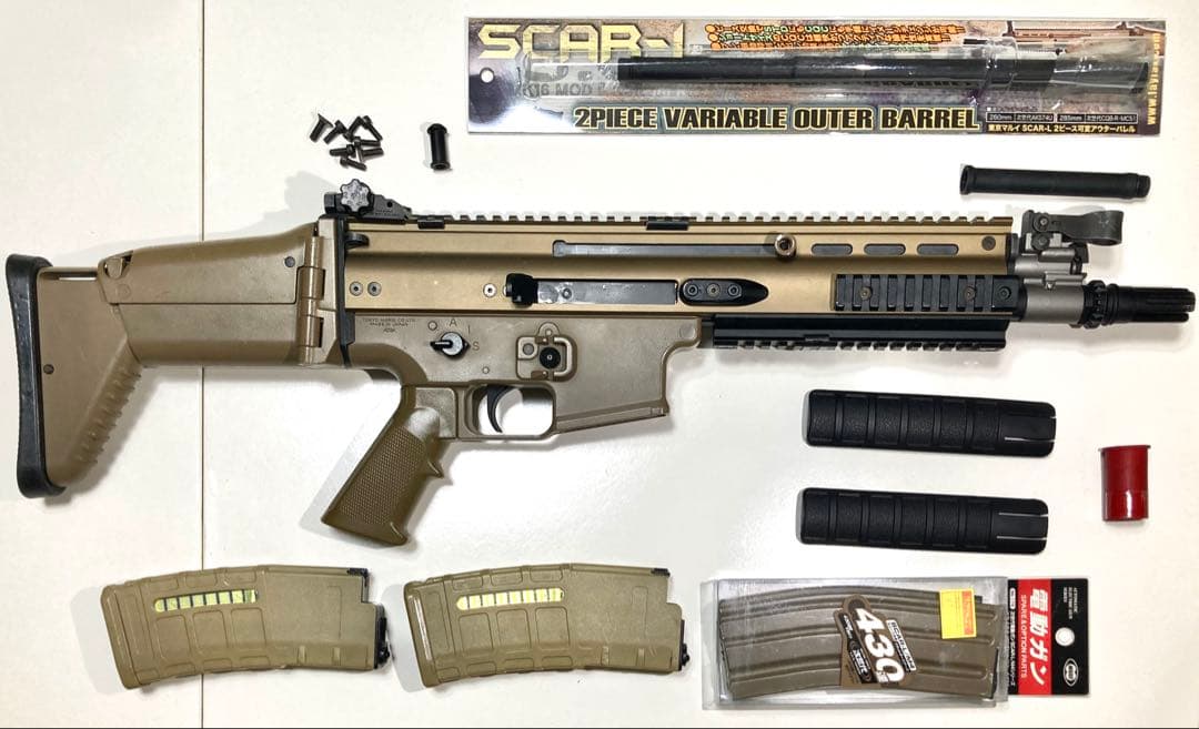 東京マルイ次世代　SCAR-L カスタム　中古