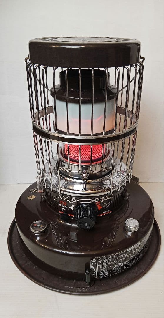 【良品】TOYOTOMI 石油ストーブ ブラウン KRA-85B