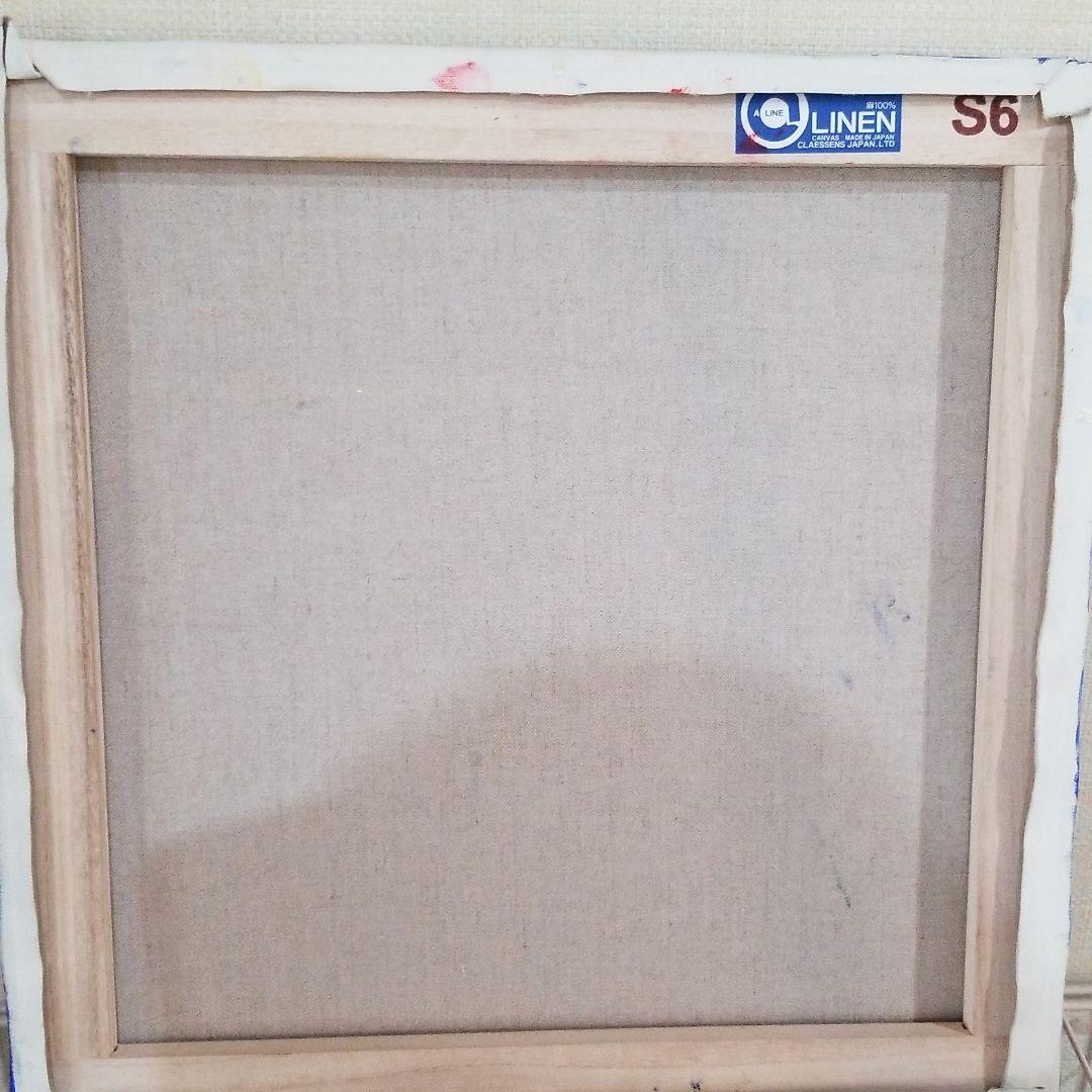 油絵　ゆ(o^^o)★確認　ハッピーハートと子犬