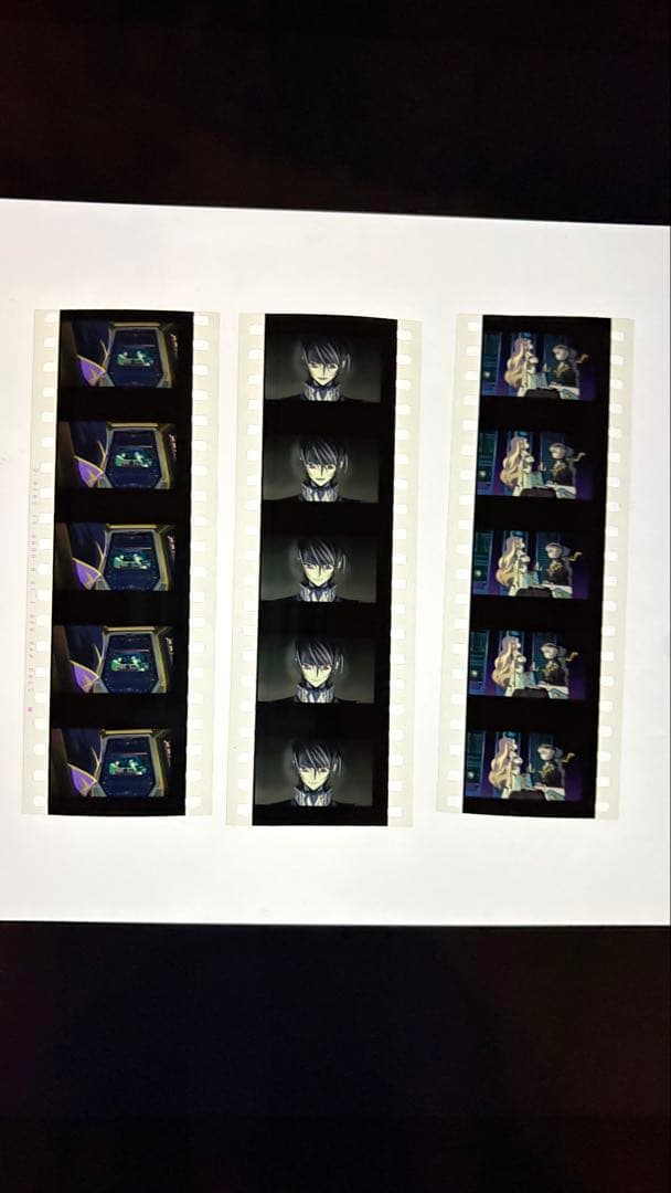 劇場版 反撃のルルーシュ　入場者特典　生コマフィルム　3枚入り