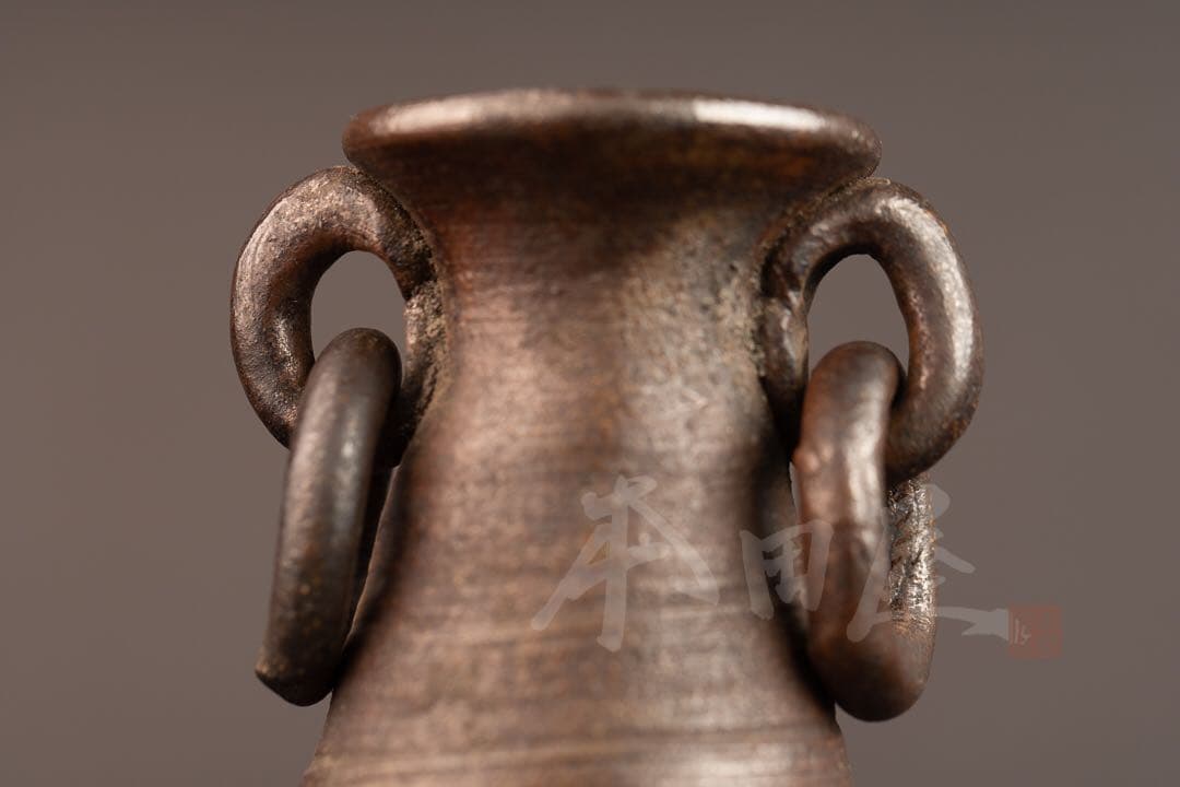 備前花入  骨董品  備前焼