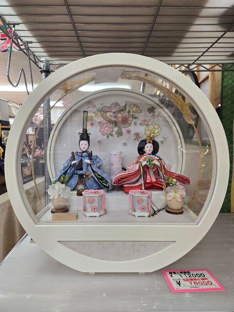 【りなりな】雛人形　ケース飾り　※閉店セール　K7