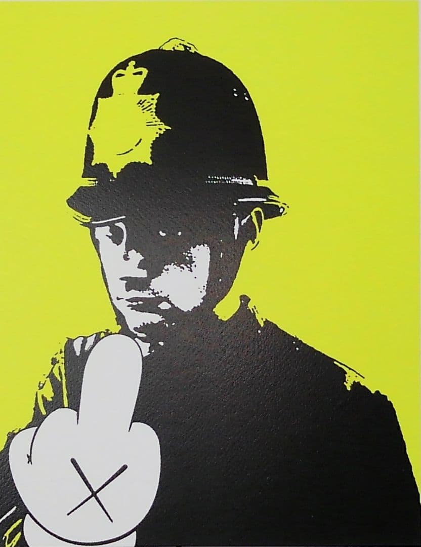 DEATH NYC　バンクシー　【ポリスマン】アートポスター　極美品／未使用