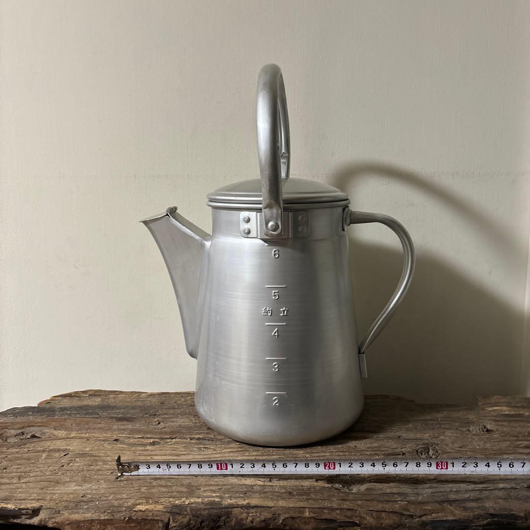 レトロ　ミルクポット　昭和アンティーク　給食　古道具　ディスプレイ　検(李朝)