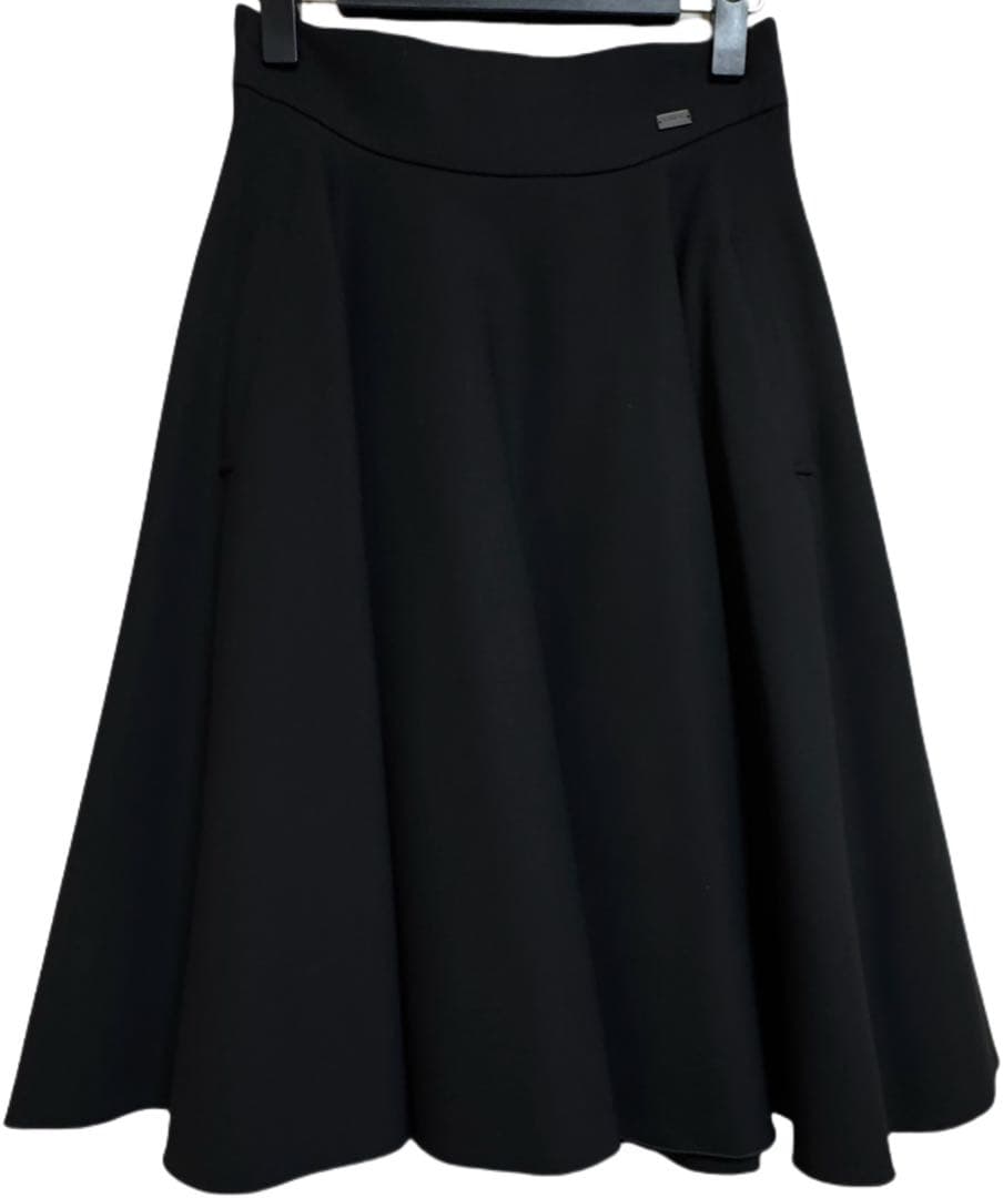 FOXEY（フォクシー） ブラック サーキュラースカート 38