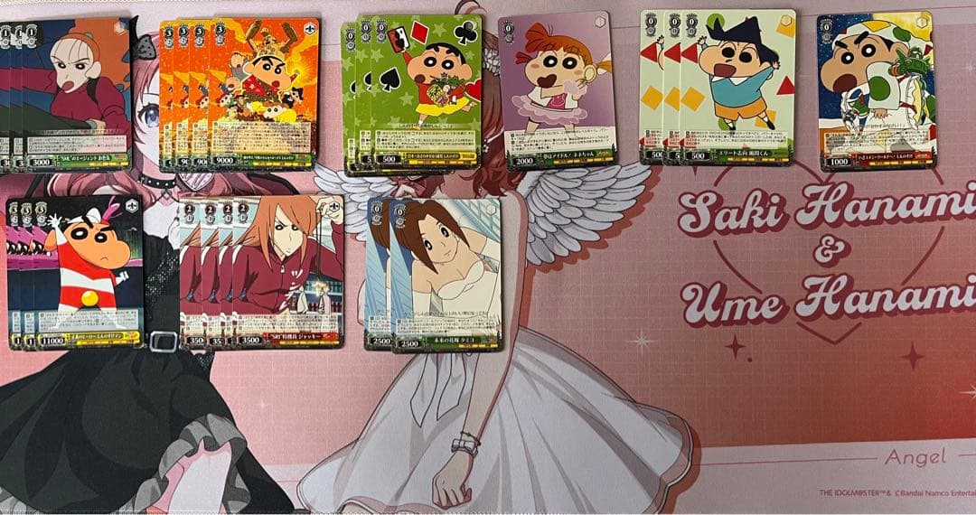 ヴァイスシュヴァルツ　クレヨンしんちゃん門電源デッキ+宝+2パーツ付き