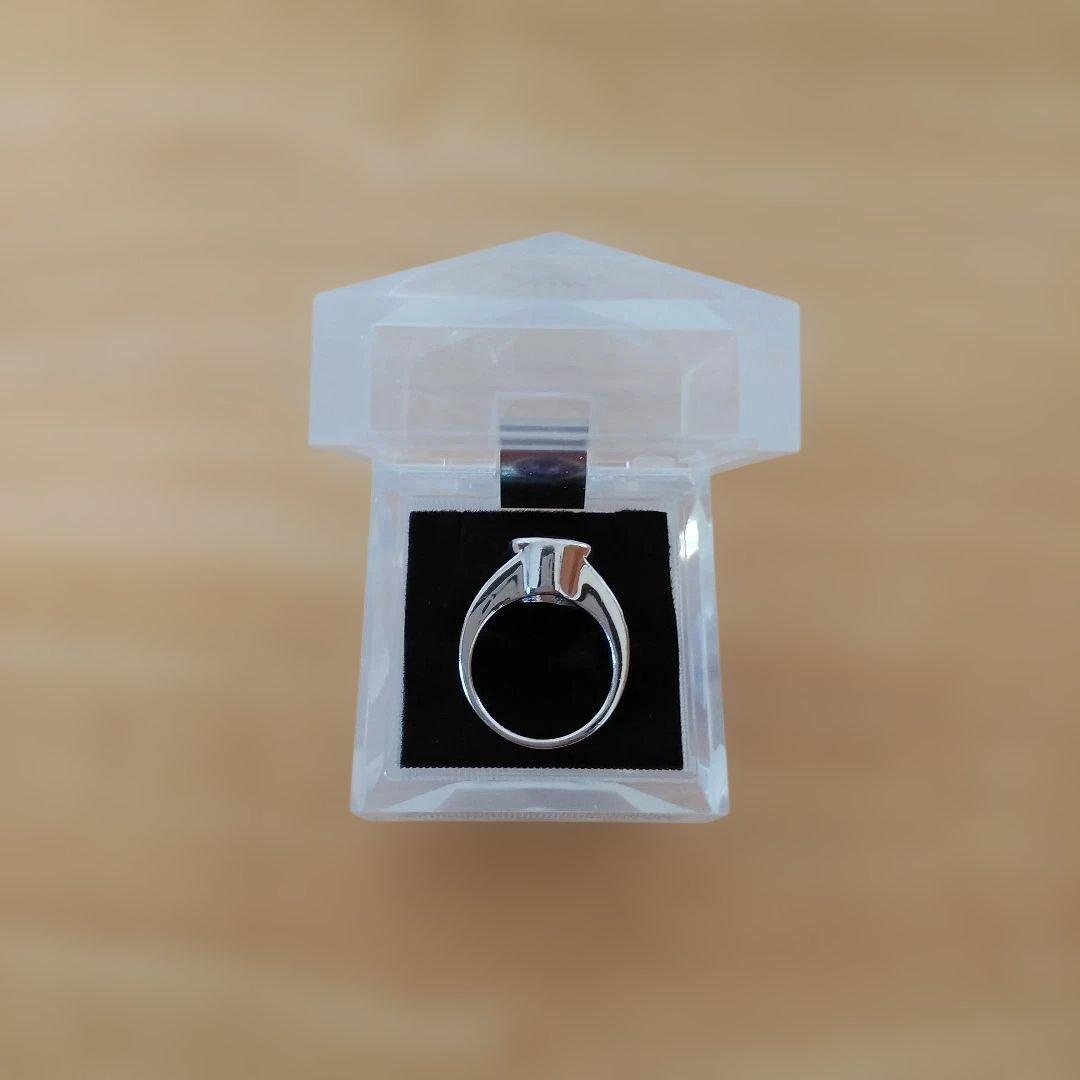 GSTV　パラジウム　シルバー950リング　(アメジスト)