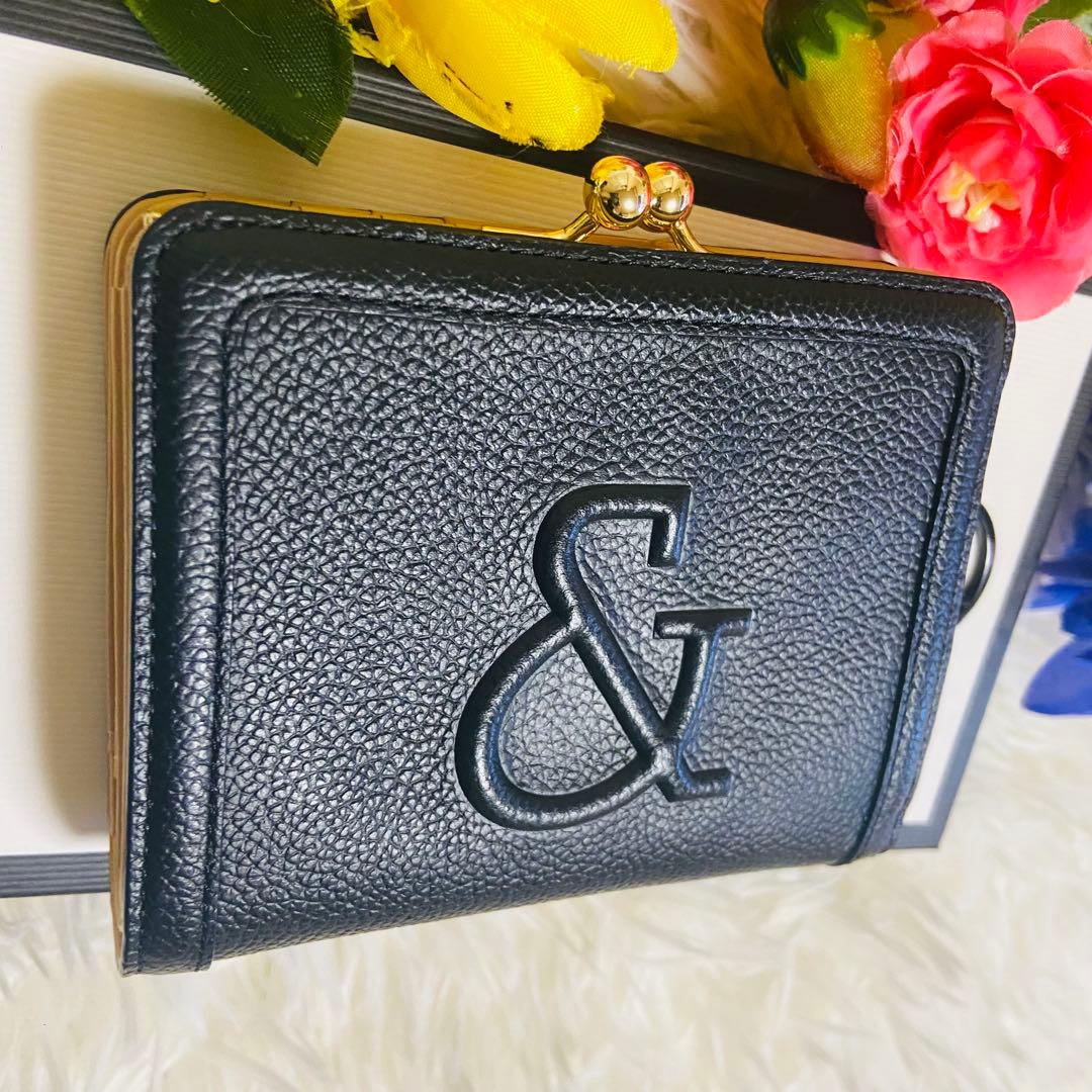 未使用✨本革✨PINKY&DIANNE✨ピンダイ✨がま口✨二つ折り財布✨完売品